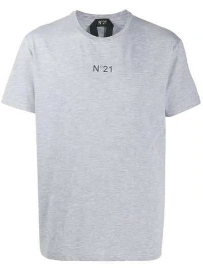 N°21 Classic Logo T-shirt In Grey