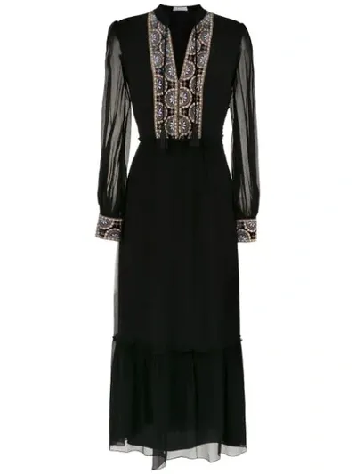 Nk Long Sleeved Dress In Black