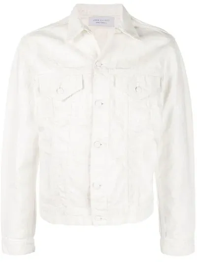 John Elliott Klassische Jeansjacke In White