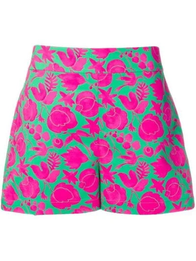 La Doublej Summer Shorts In Green