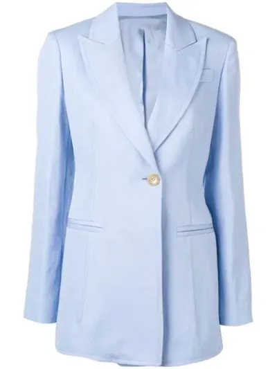 Joseph Mid-length Blazer In Blue