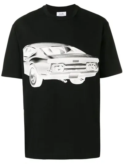 Calvin Klein Jeans Est.1978 Calvin Klein Jeans Est. 1978 Car Print Cotton T-shirt In Black