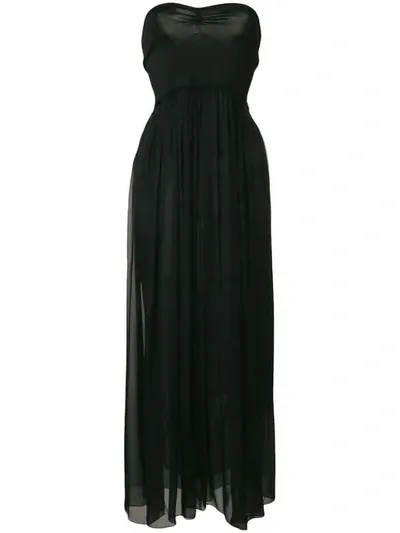 Forte Forte Black Strapless Dress