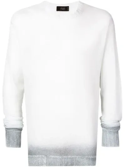 Maison Flaneur Degradé Jumper In White