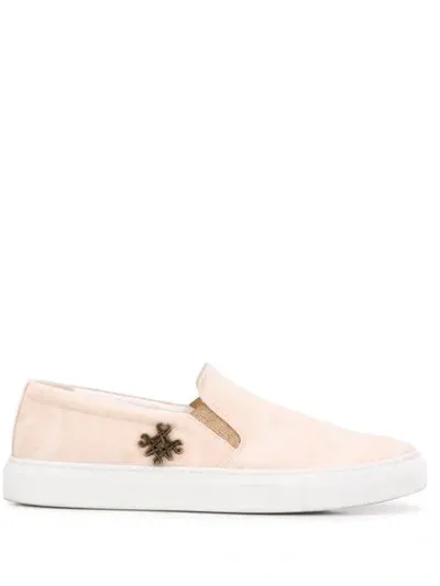 Mr & Mrs Italy Pink Slip On Sneakers