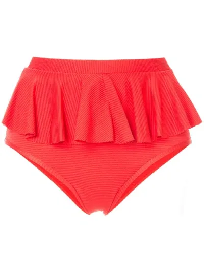 Duskii Cancun Bikini Bottoms In Red