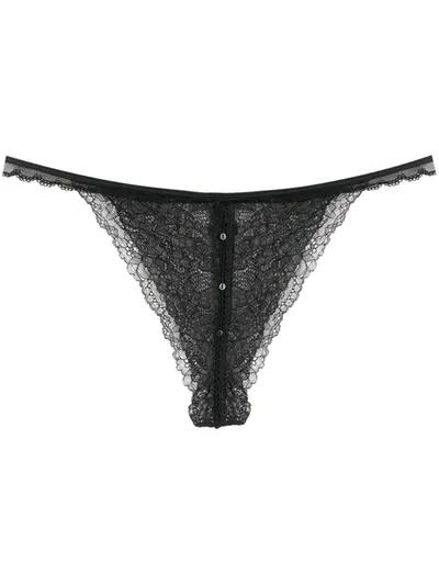 Maison Close Le Petit Secret Open Tanga In Black