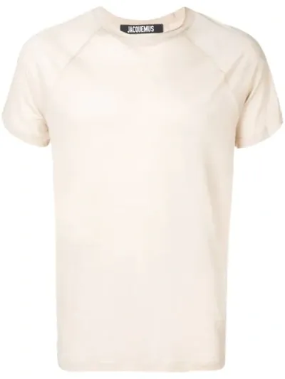 Jacquemus Plain T-shirt In Neutrals