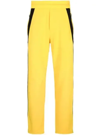 Iceberg Side-stripe Track Pants In Yellow