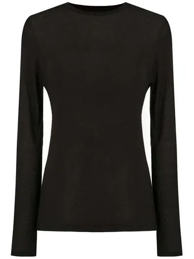 Osklen Long Sleeved Blouse In Black