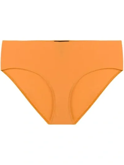 Isabel Marant Étoile Plain Bikini Bottoms In Orange