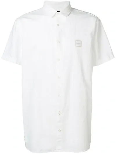 Hugo Boss Short-sleeved Shirt In White