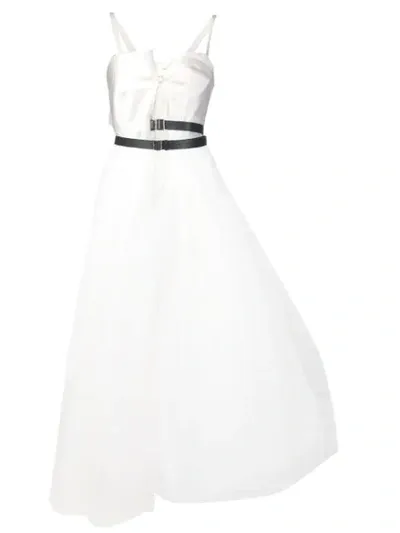 Junya Watanabe Layered Tulle Dress In White