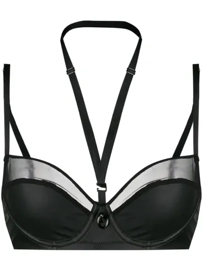 Maison Close Chambre Wire Bra In Black