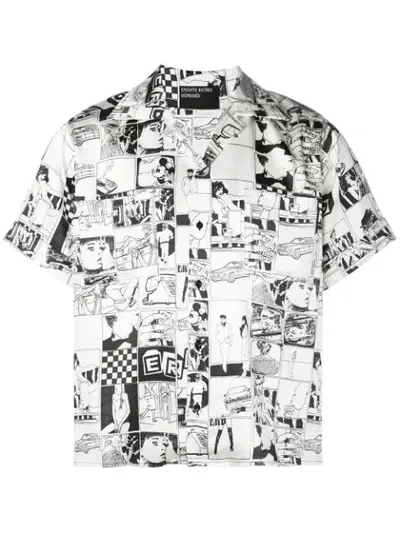 Enfants Riches Deprimes Enfants Riches Déprimés Cartoon Print Shirt - White In Black