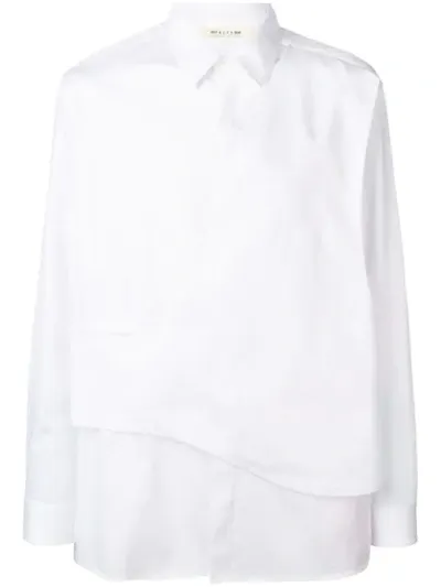 Alyx Flap Panel Shirt In White