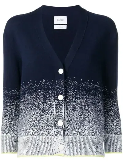 Barrie Gradient-effect Cardigan In Blue