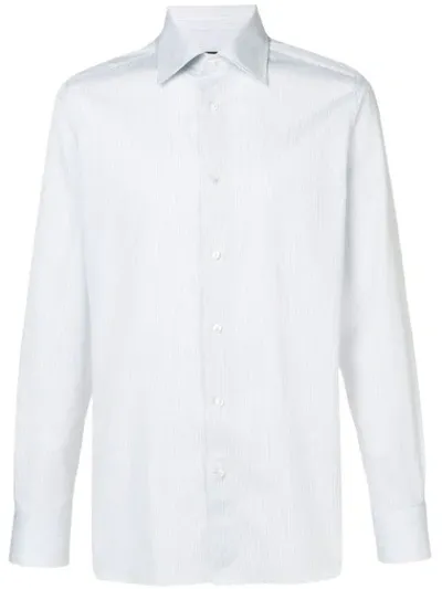 Ermenegildo Zegna Simple Shirt In Blue