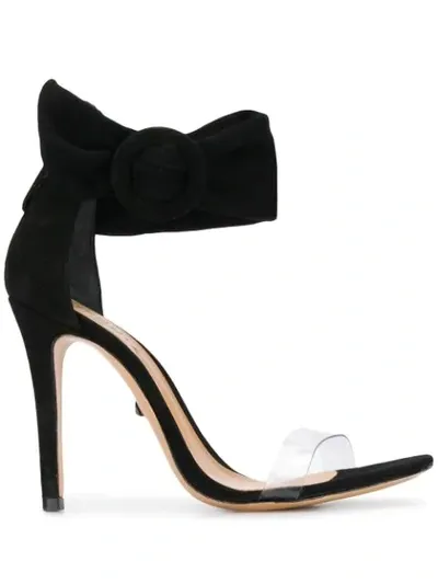 Schutz Ankle Tie Sandal In Black