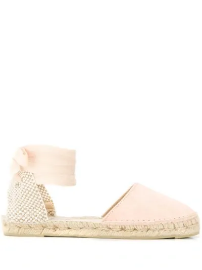 Manebi Flache Espadrilles In Pink