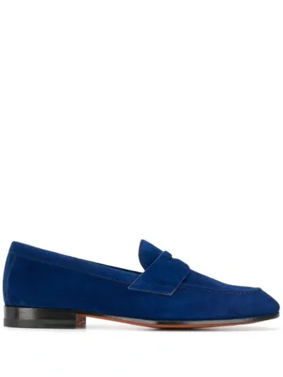 Santoni Klassische Penny-loafer In Blue