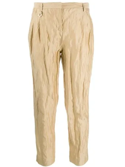 Lorena Antoniazzi Cropped Trousers In Neutrals