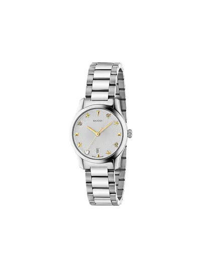 Gucci G-timeless 27mm In Silver