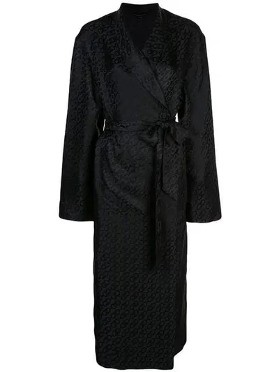 Kiki De Montparnasse Logomania Robe In Black