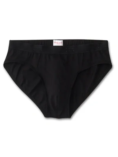 Derek Rose Men's Briefs Jack Pima Cotton Stretch Black