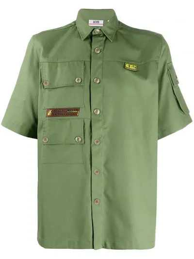 Gcds Utility Shirt In Green