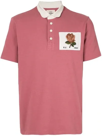 Kent & Curwen Poloshirt Mit Kontrastkragen In Pink