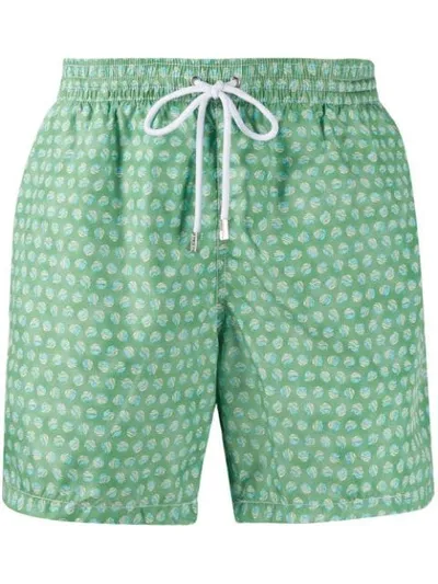 Barba Swimming Shorts In Green