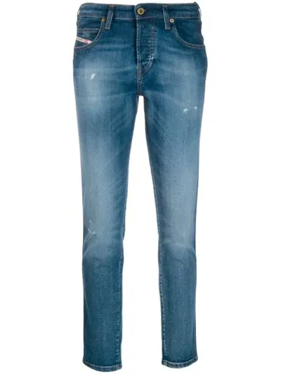 Diesel Slim Fit Jeans In Blue