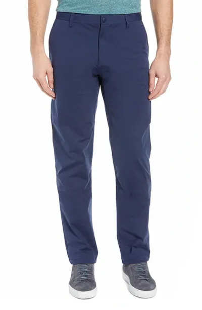 Rhone Commuter Straight Fit Pants In Navy