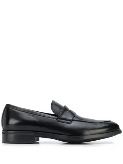 Moreschi Penny Loafer 041595 Leather Black Soft Hand