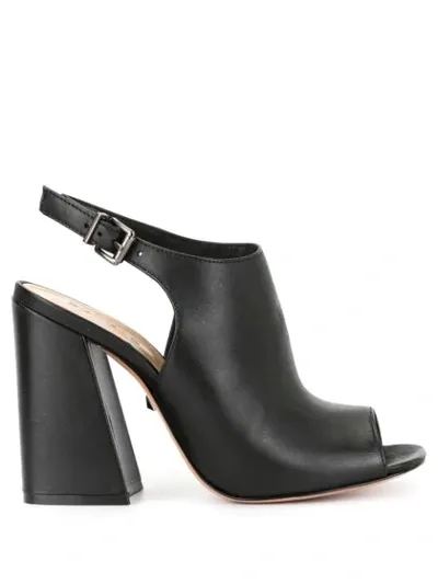 Schutz Cut Out Detail Boots In Black