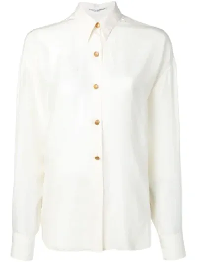 Pre-owned Dolce & Gabbana 1990's Loose Shirt In Neutrals