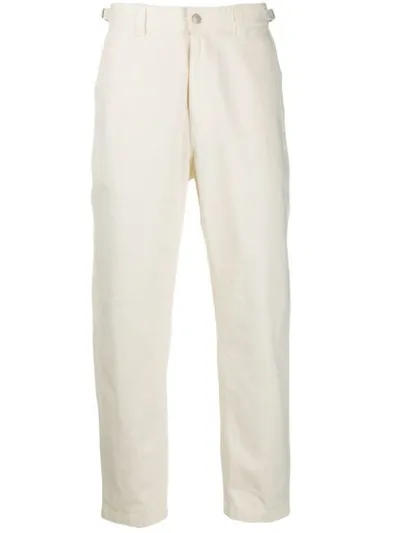 Ami Alexandre Mattiussi Worker Straight Fit Trousers In White