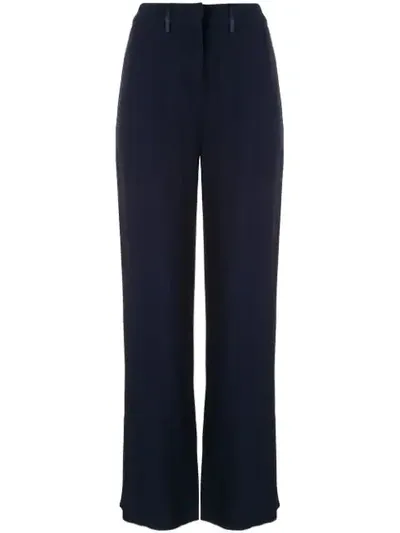 Dion Lee Straight Leg Trousers In Blue