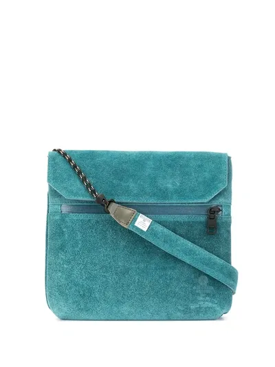 As2ov Flat Shoulder Bag In Blue