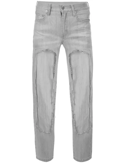 Haculla Cut Out Jeans In Grey