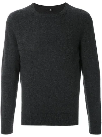 Osklen Plain Sweater In 1039 Preto Mescla