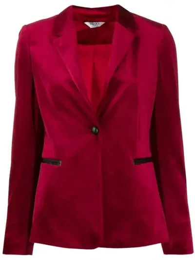 Liu •jo Fitted Blazer In Red