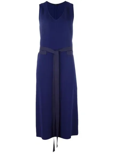 Joseph Tie-waist Dress In Blue