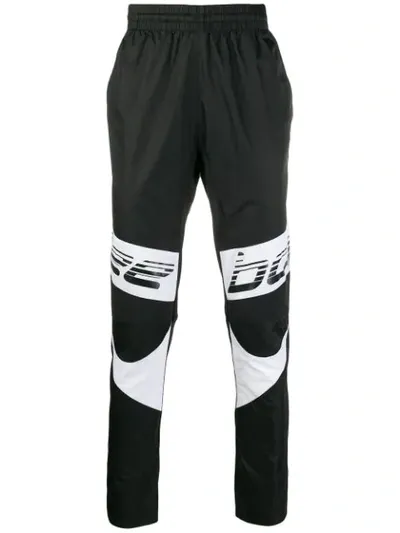 Reebok Classic Color-block Track Pants In Black