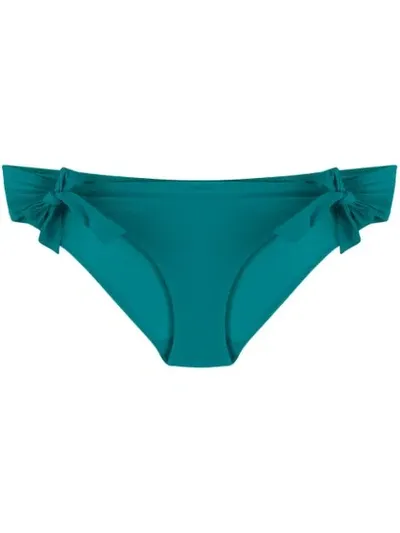 Carine Gilson Bow Detail Bikini Briefs In Green