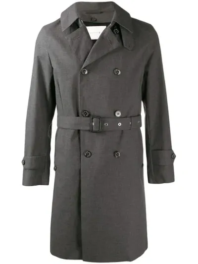 Mackintosh Monkton Raintec Cotton Trench Coat In Grey