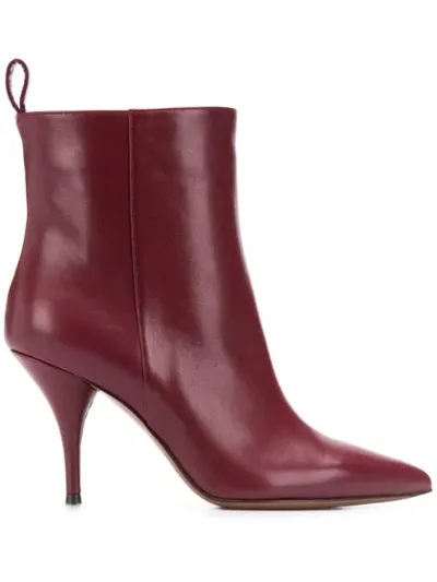 L'autre Chose Tubolare Boots In Red