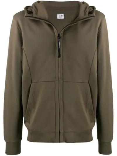 C.p. Company Goggle Hoody In Green