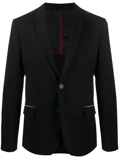 Hugo Arlido Slim-fit Single-breasted Jacket In Black